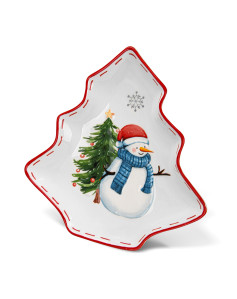 Large tree shape plate...