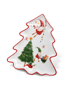 Large tree shape plate...