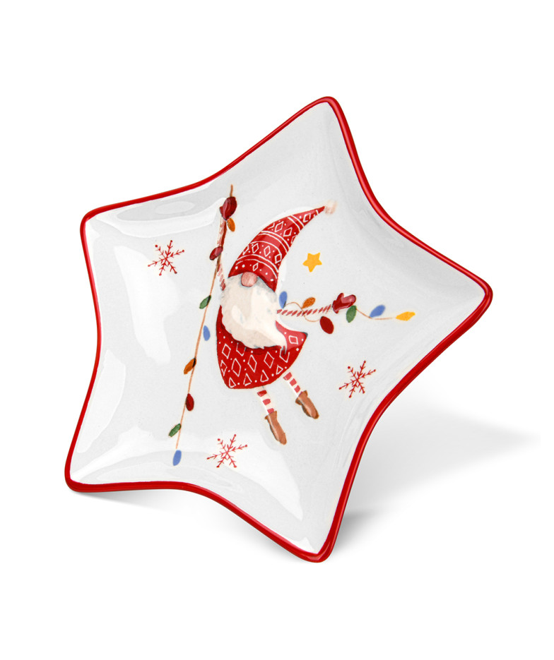 Star shape dish 20.7x20 cm (dolomite)