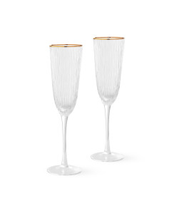 Set of champagne glasses, 2...