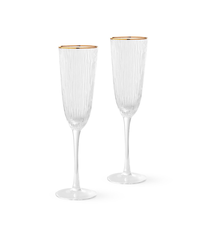Set of champagne glasses, 2 pcs, 250 ml, art. 13648