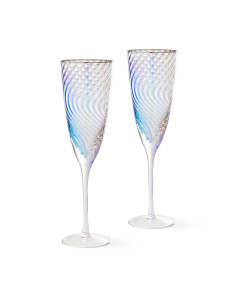Set of champagne glasses, 2...
