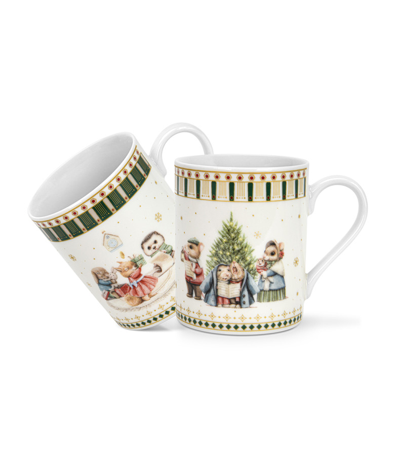 Set of 2 mugs MIRACLE 360 ml (new bone china), art. 16011
