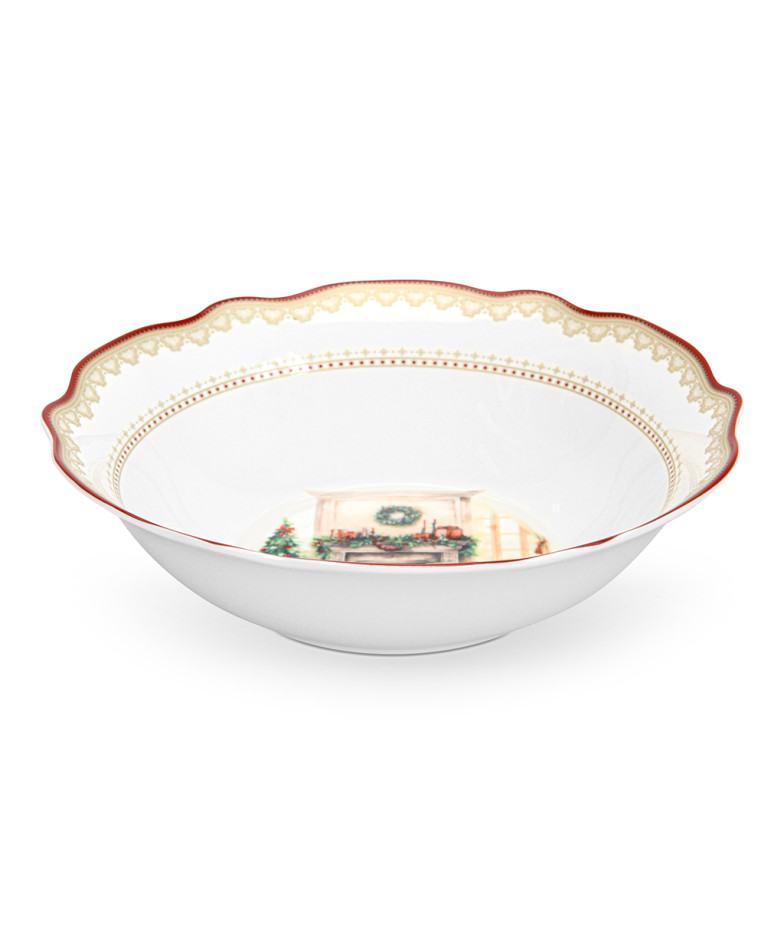 Bowl CHRISTMAS EVE 23.5x6.5 cm (new bone china), art. 16029