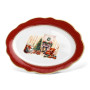 Oval plate CHRISTMAS EVE 35x25 cm (new bone china), art. 16031