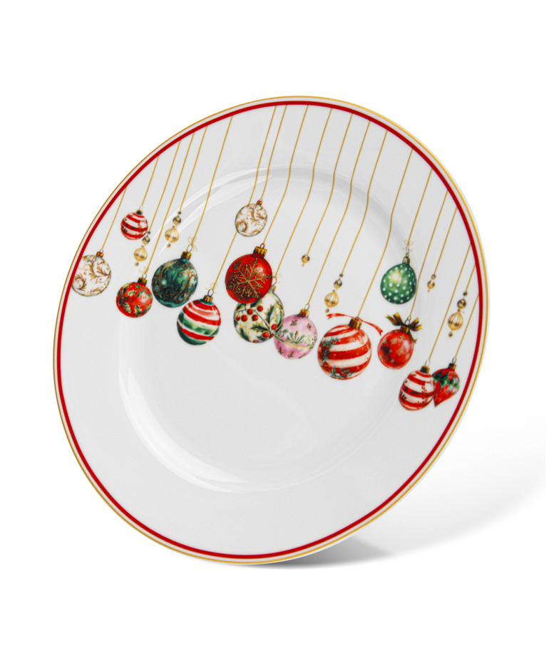 Тарелка CHRISTMAS BALLS 19 см (фарфор)