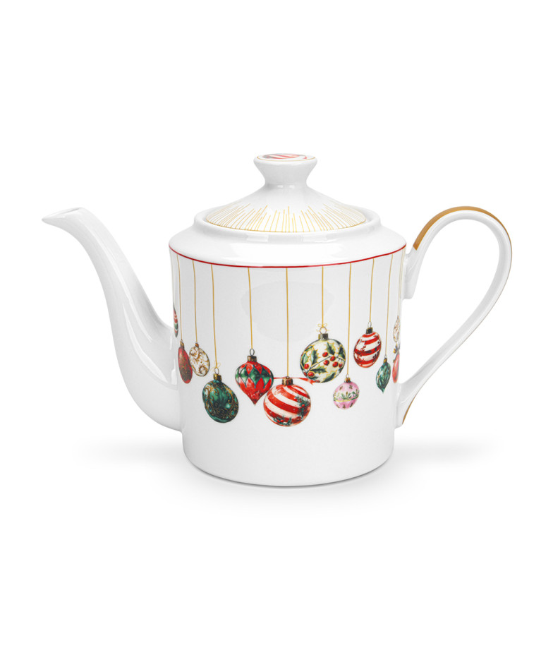 Tea pot CHRISTMAS BALLS 1150 ml (new bone china)