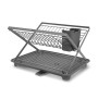 Dish drying rack 42x31x24.4 cm (stainless steel, plastic)