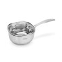 Sauce pan EXCLUSIVE PRO 16x8 cm / 1,5 LTR with glass lid (stainless steel)