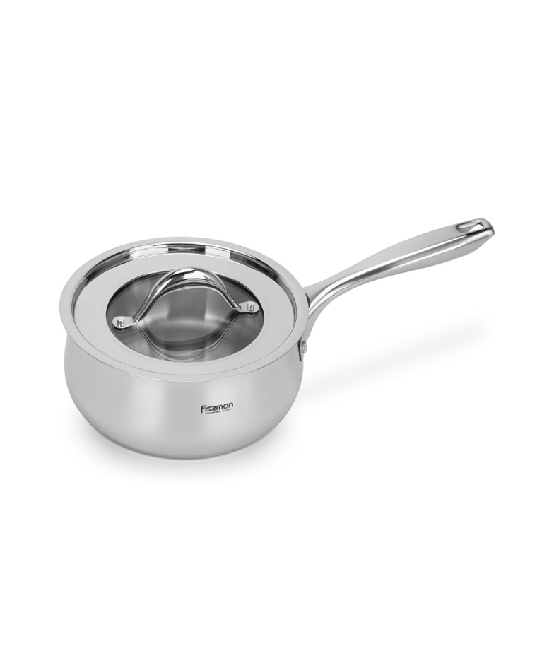 Sauce pan ABSOLUTE PRO 18x9 cm / 2,2 LTR with lid (stainless steel)