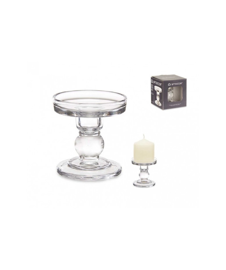 Žvakidė stikl. 9*8.5cm 78824 GIFT