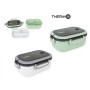 Dėžutė maistui plast. hermetinė 1.2L 3 komp. THERM