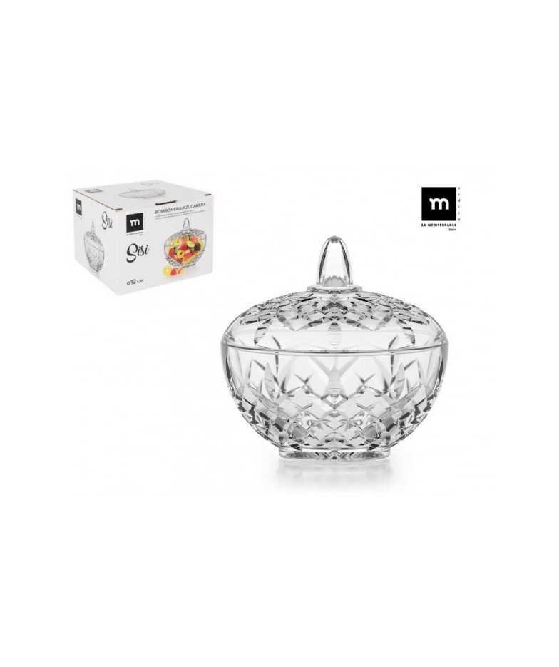 Cukrinė из стекла. 12cm с крышкой 82990