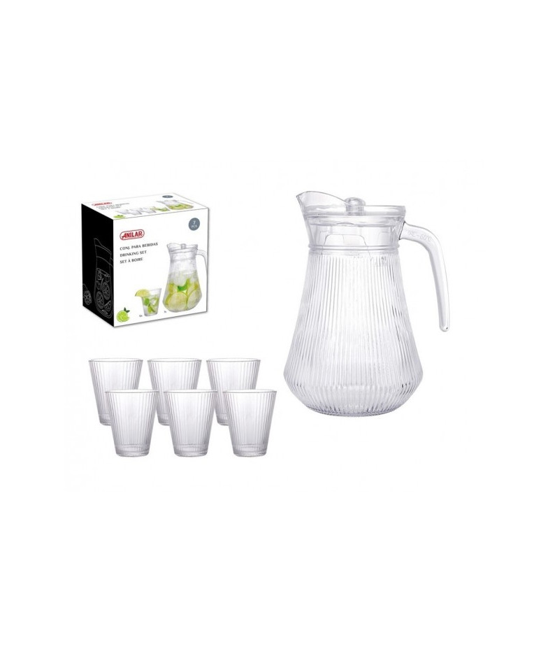 arlas krūze 1.3L ar glāze 6*300ml 31031