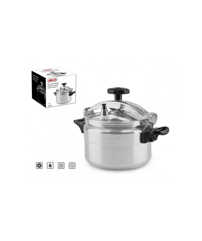 Greitpuodis алюминий. 7L 24cm traukskc. ANILAR