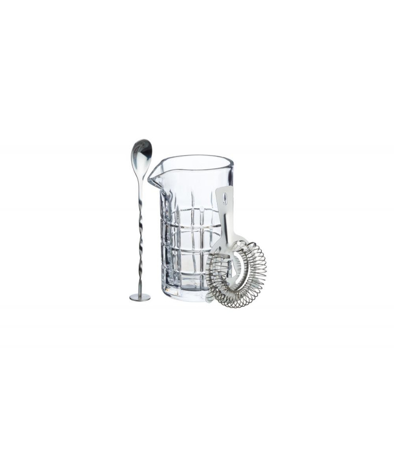 BARCRAFT KOKTEIĻU PAGATAVOŠANAS KOMPL. 500ML, N/T, STIKLS, DĀVANU KASTĒ, Bar Craft