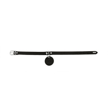 Suņa kaklasiksna Hunter Aalborg Melns L 45-55 cm,,,