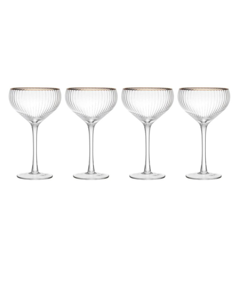 MIKASA SORRENTO ŠAMPANIEŠA CUP S 350ML, 4 PC.., kristalīns, Mikasa