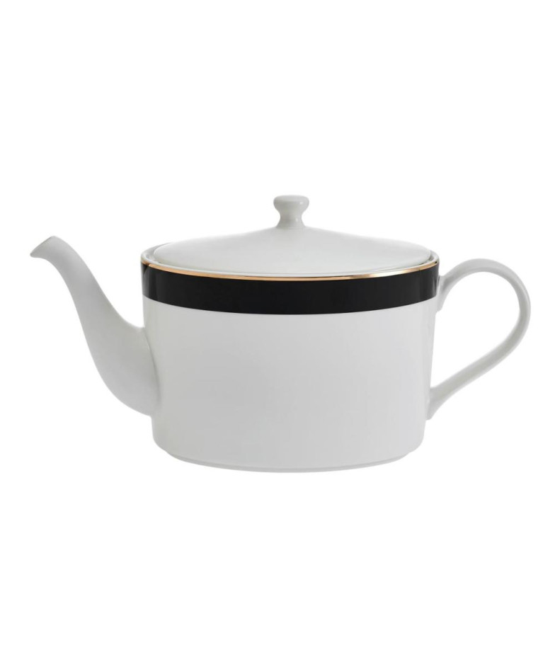 MIKASA LUXE DECO ЧАЙНИК  1.1L, БЕЛЫЙ /MELNS, PORCELĀNS, Mikasa