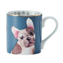 MIKASA FRENCH BULLDOG КРУЖКА 280ML, PORCELĀNS, Mikasa