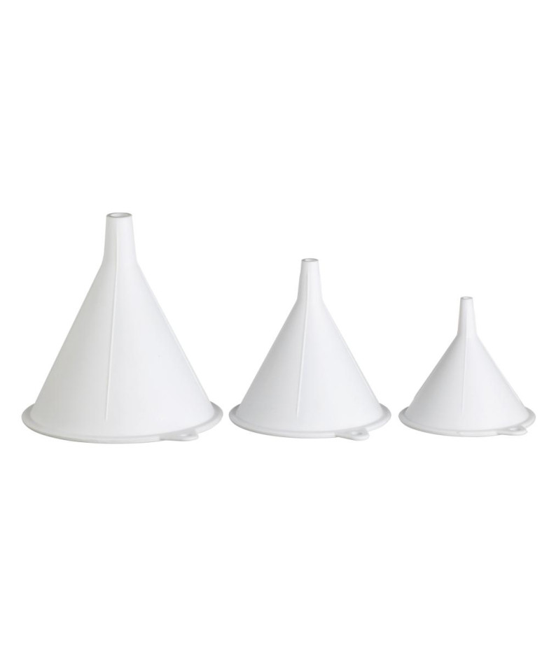 KITCHENCRAFT KOMPL. TREKTERIS 3GAB 10.5/11/12CM, BALTS, PP, Kitchen Craft