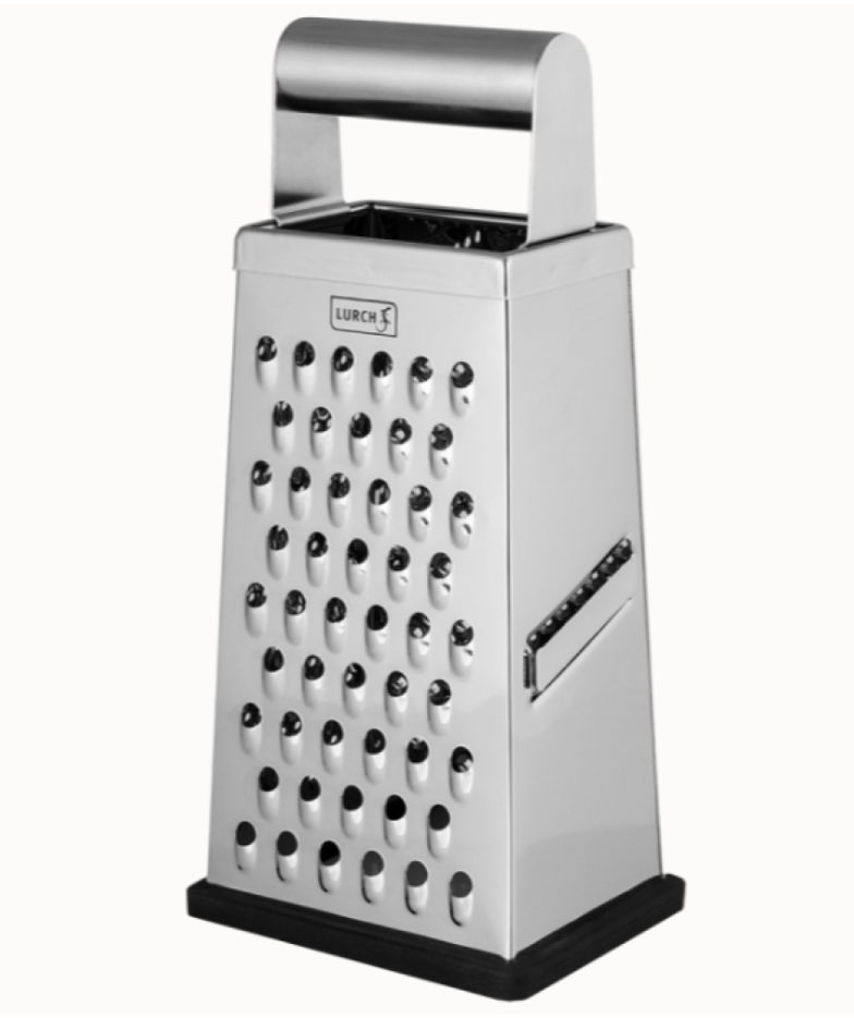 GRATER  24.5x11x8.6CM, KVADRĀTVEIDA, ČETRPUSĒJA, N/T, Lurch