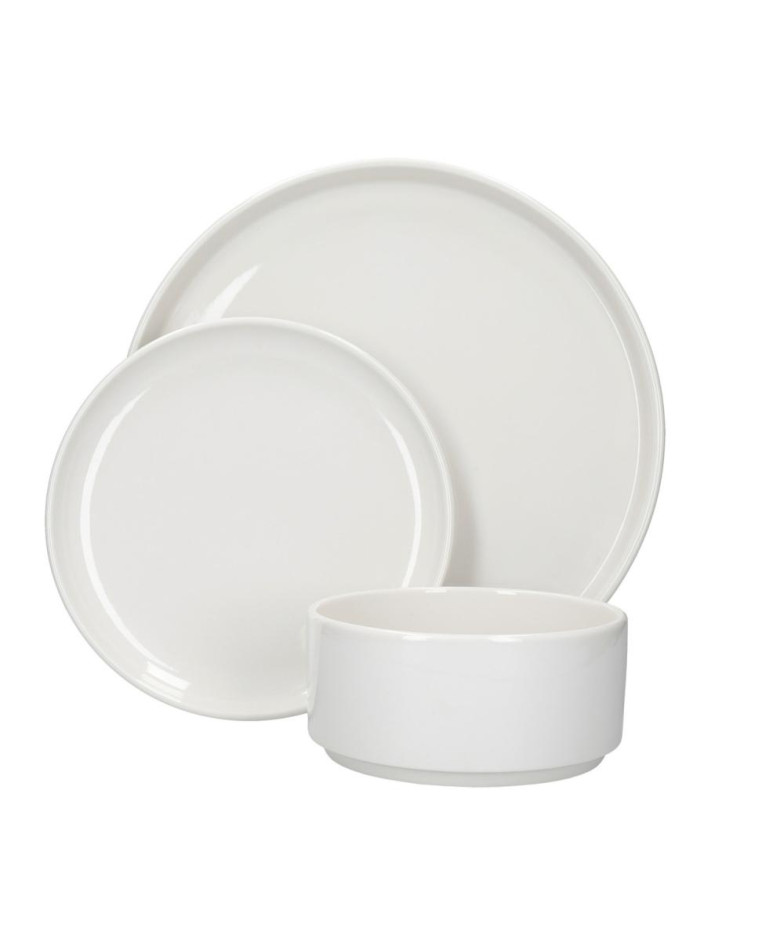 MIKASA CAMBERLIE ОБЕДЕННАЯ  SERVĪZE 12PR, БЕЛАЯ , PORCELĀNS, Mikasa
