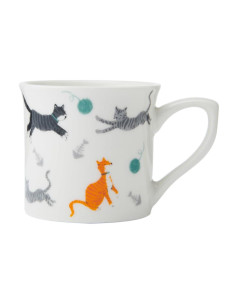 MIKASA CAT FLUTED MUG...