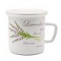 Krūze emal. ar plast. dangteliu 1.0L LEVANDA