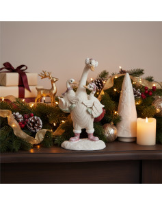 Статуэтка "Гусь с гусятами"...