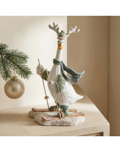 Figurine "Goose on skis"...