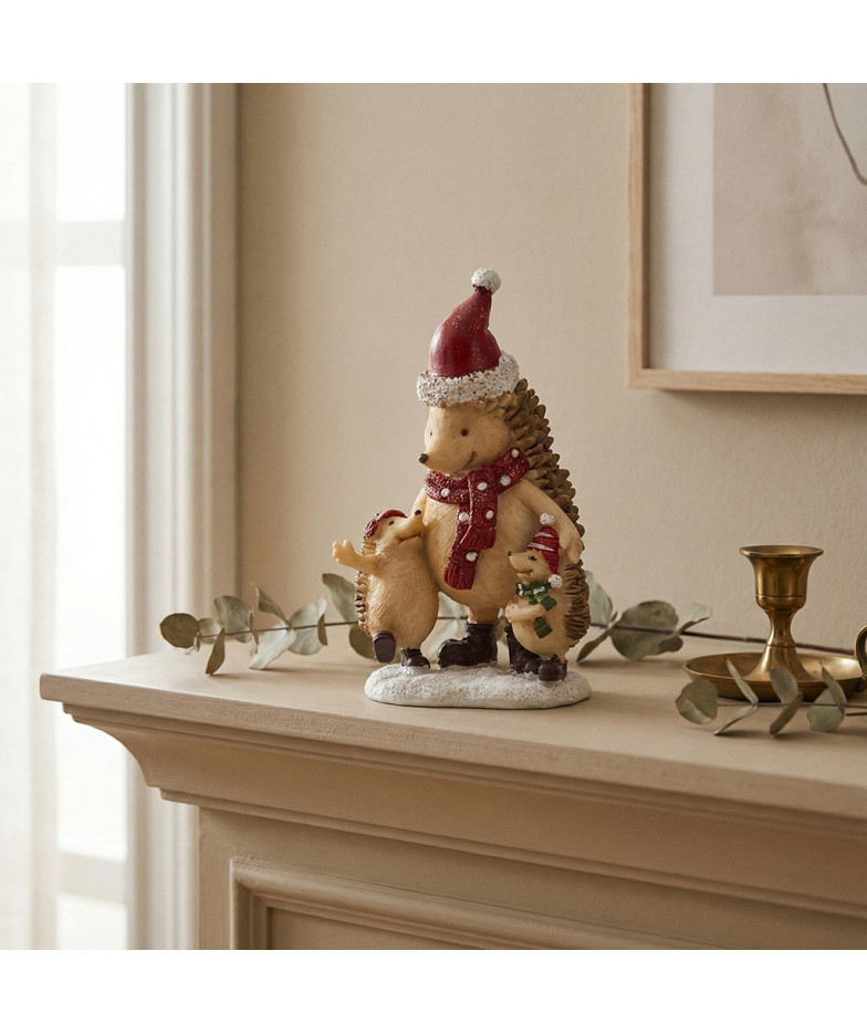 Figurine "Hedgehog family" 6х5,5х10,5 cm (polyresin)