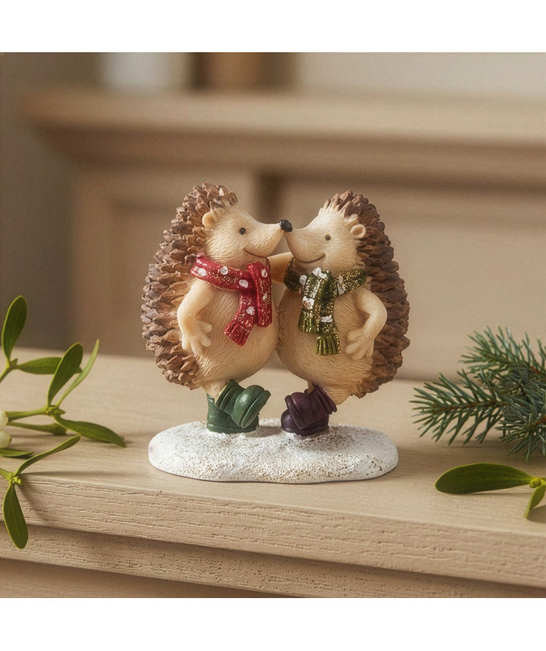Figurine "Hedgehog dances" 8х5х8,5 cm (polyresin)