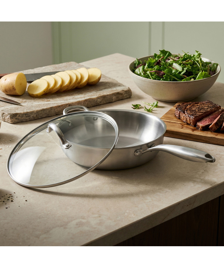 Dziļā panna AETERNUM 28x7,5 cm ar stikla vāku (ner. tēr.)