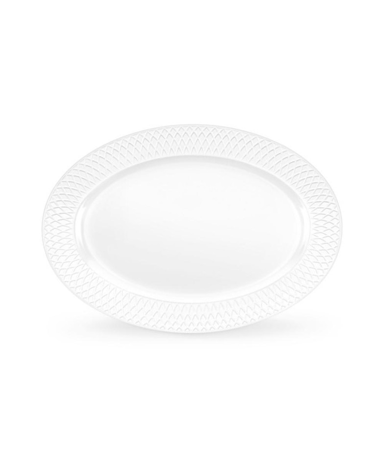 NEW DIAMOND JULIA OVĀLS ŠĶĪVIS 35X25CM, BALTS, PORCELĀNS, Wilmax