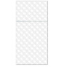 DINING ROOMS NAPKINS  40X40CM INSPIRATION MODERN WHITE, Paw Decor Collection