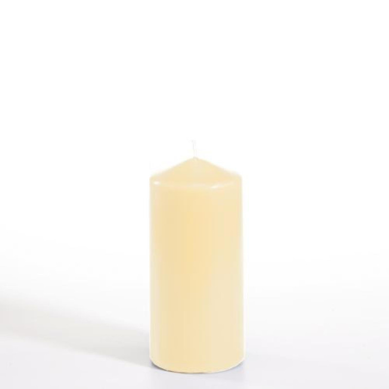CANDLE PILLAR  6X13CM CREAM , Pap Star