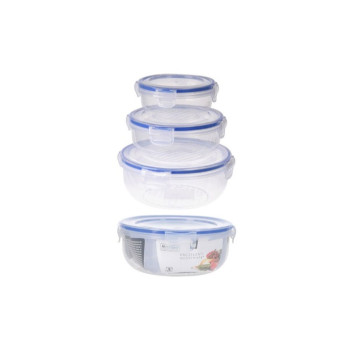 Padažinių rinkinys Excellent Houseware 024000670 Plastmasinis Apskritas 400 ml 800 ml 1,4 L 3 vnt.