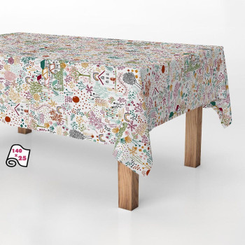 Staltiesės rulonas Exma Apsauga nuo dėmių Piešiniai 140 cm x 25 m,,,