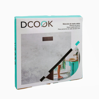 Skaitmeninės vonios kambario svarstyklės Dcook Gallery Plastmasinis,,,