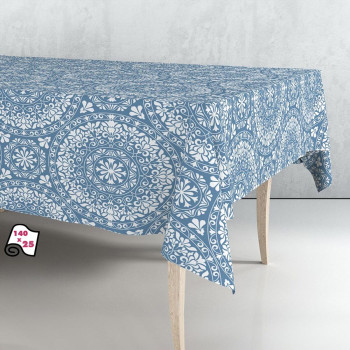 Staltiesės rulonas Exma Aliejus Mėlyna Mandala 140 cm x 25 m,,,
