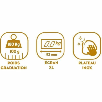 Digitālie vannas istabas svari Little Balance 8159 Melns Tērauds Nerūsējošais tērauds 180 kg,,,