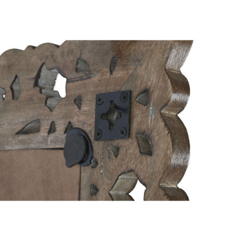 Настенное зеркало DKD Home Decor 60 x 3,5 x 180 cm Стеклянный Позолоченный Древесина манго,,,,