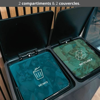 Waste bin Kitchen Move Grey Stainless steel 60 L,,,