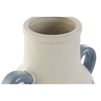 Vaas Home ESPRIT Sinine Pruun Keraamiline Vahemere 22 x 18 x 36,5 cm 22 x 18 x 35 cm,,,