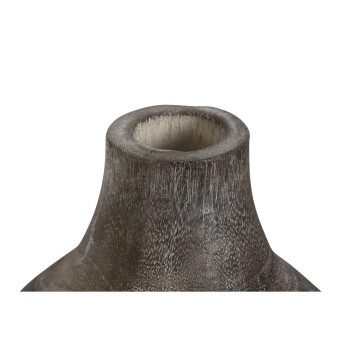 Vaas Home ESPRIT Tumehall Paulownia puit Koloniaalne Vanutatud viimistlus 16 x 16 x 24 cm,,,