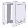 Cat Flap Trixie White Plastic,,,