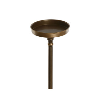 Žvakidė Home ESPRIT Auksinis Metalinis 21 x 21 x 98 cm,,,