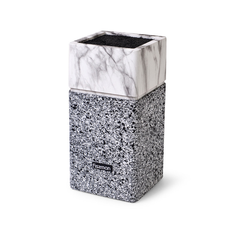Kitchen knife organizer 11x11x23 cm, color MARBLE (plastic)