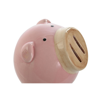 Money box Home ESPRIT Dolomite Pig 13 x 12 x 12 cm,,,